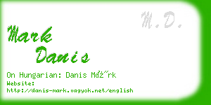 mark danis business card